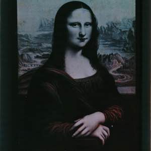 La Joconde d'après Léonard de Vinci, Eugène Blondelet, chromolitographie (1907-1920) #gallica #autochrome #old #photographer #monalisa